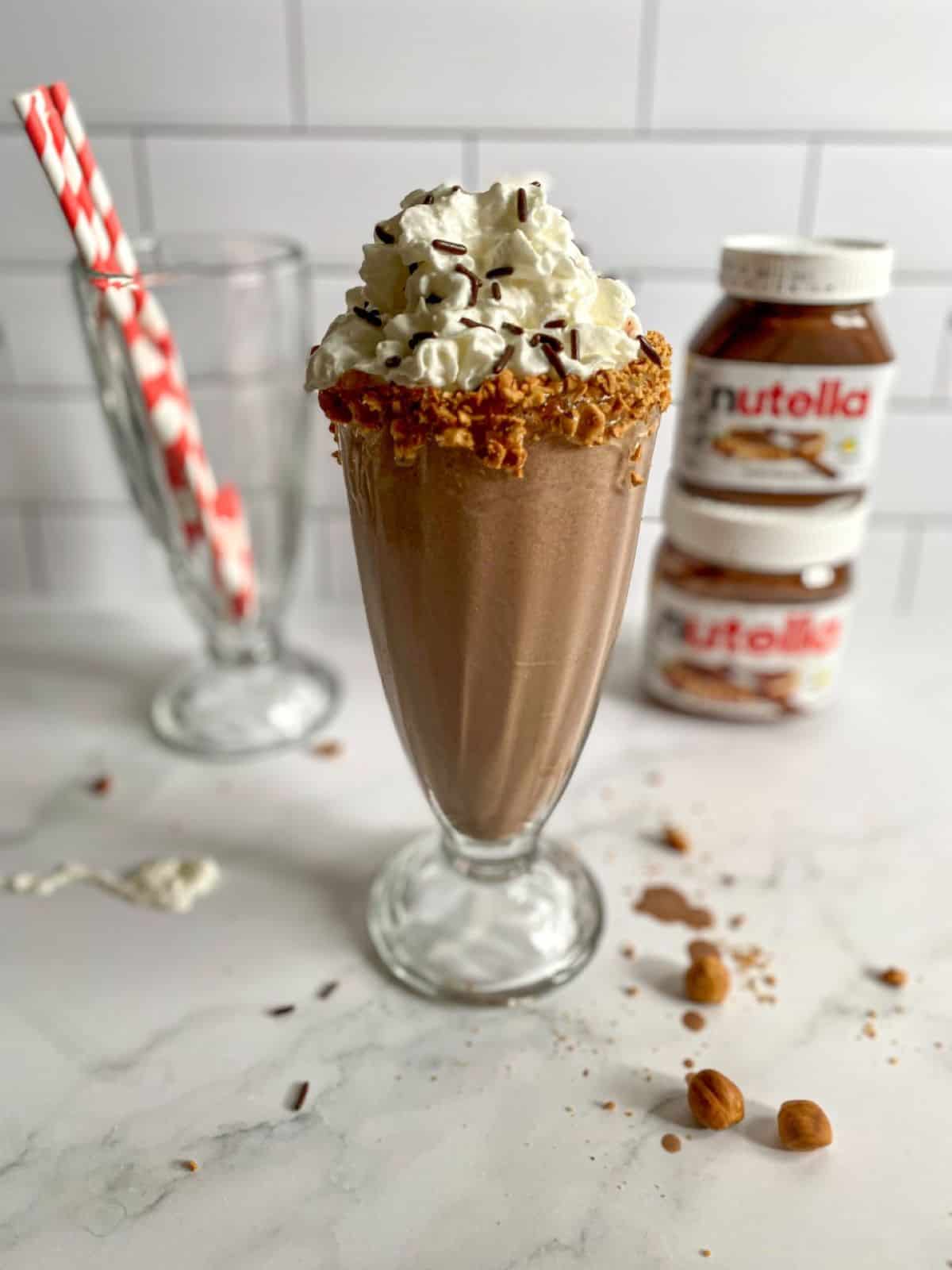 Nutella Brownie Shake